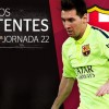 Leo Messi lidera el ranking de los máximos asistentes de la Liga BBVA