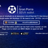 La #GranPorraBBVAWallet puede llevarte a vivir la emoción del Real Madrid vs Granada