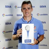 Antoine Griezmann, mejor jugador de la Liga BBVA en abril