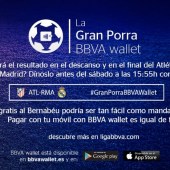 La #GranPorraBBVAWallet puede llevarte a vivir la emoción del Real Madrid vs Deportivo