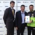 Lluís Carrillo, entrenador del Llagostera, ha recibido el 'Premio BBVA' al mejor técnico de la Liga Adelante
