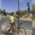 Carlos Soria en una instantánea en la Glorieta que lleva su nombre en Moralzarzal