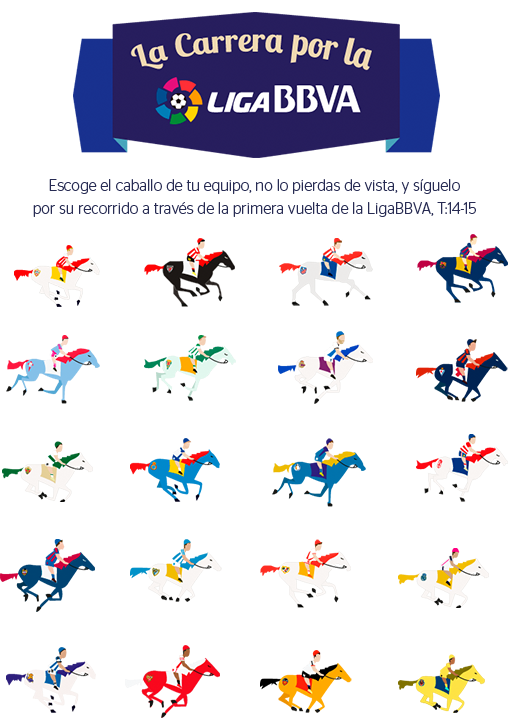 La Carrera por la LigaBBVA - PRIMERA VUELTA - 1415